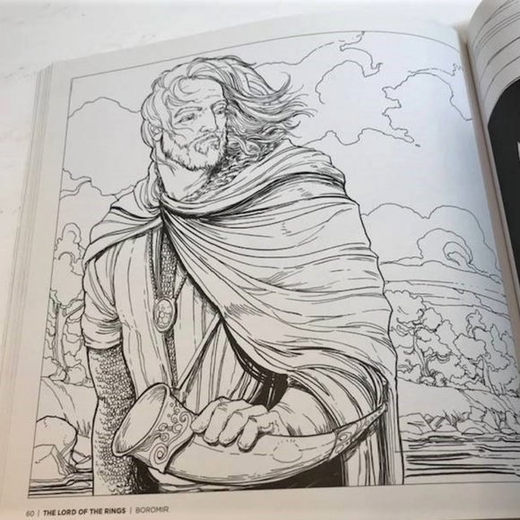 Tolkien's World Colouring Book - Picture 4 of 6